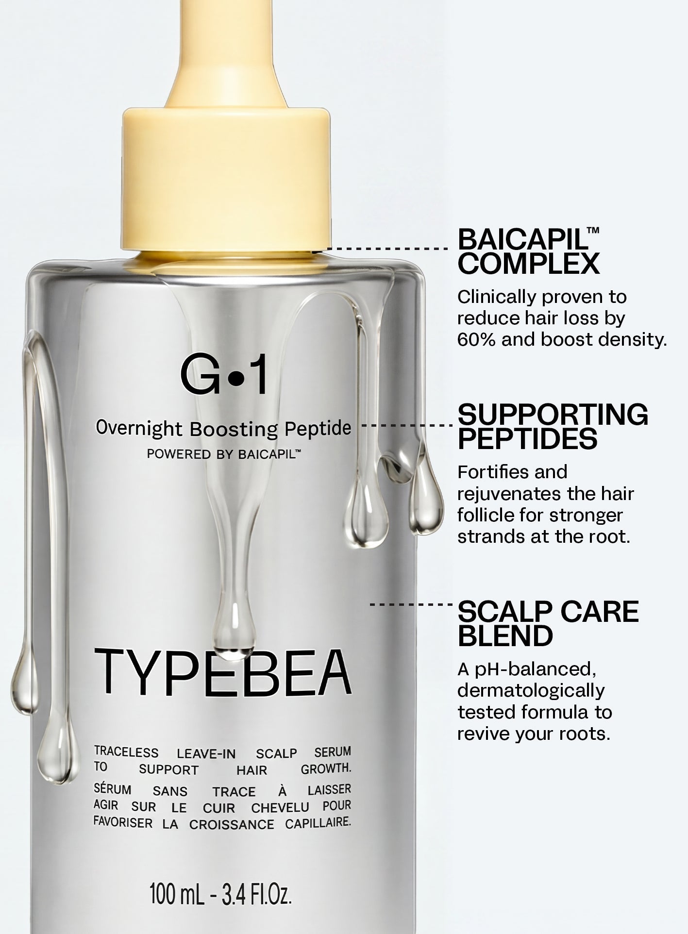 Overnight Boosting Peptide Hair Growth Serum (2 Pack)