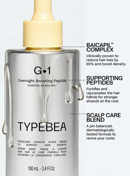 Overnight Boosting Peptide Hair Growth Serum (2 Pack)